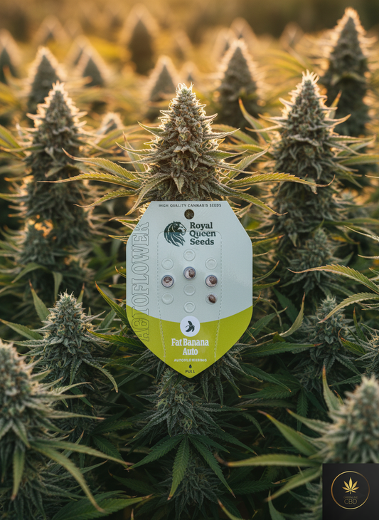 Fat Banana Auto Autoflower Hanfsamen als Sammlerartikel, Produktverpackung