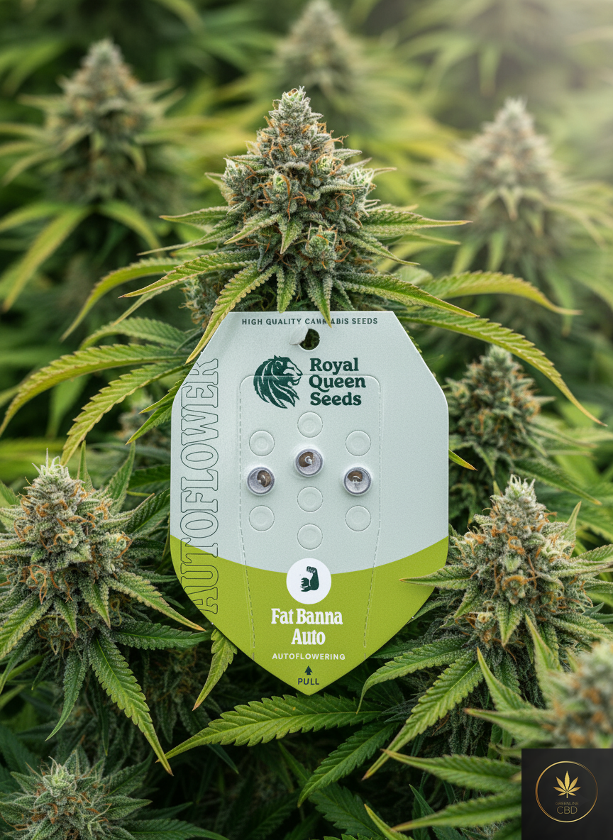 HulkBerry Auto Autoflower Hanfsamen als Sammlerartikel von GreenLine CBD in Originalverpackung